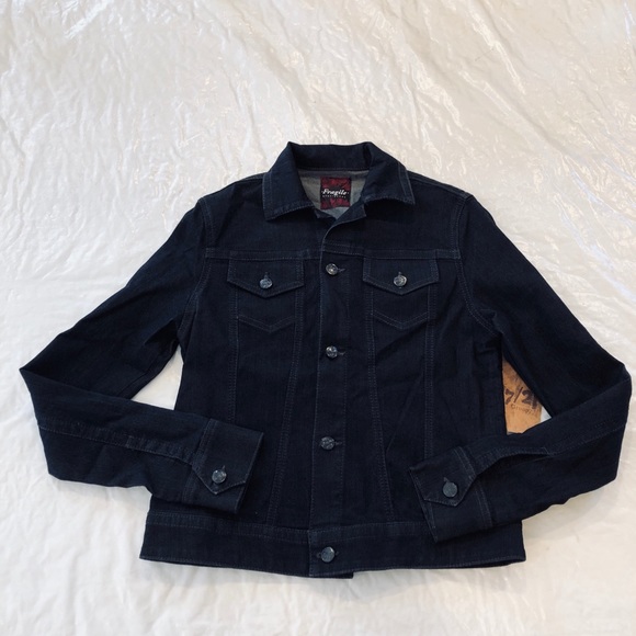 DENIM Indigo Jean Jacket**Med. - Picture 4 of 6